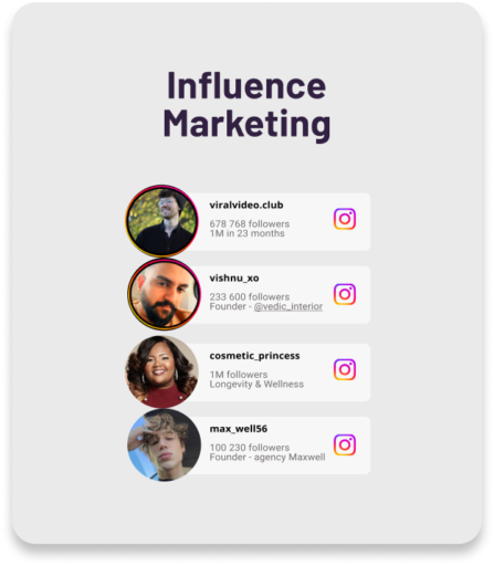 Influence Marketing